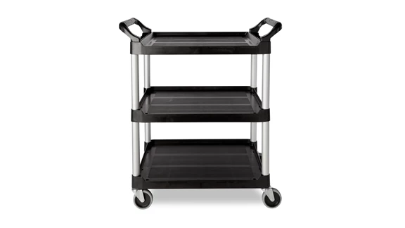 Picture of SERVICE UTILITY CART WITH 4" SWIVEL CASTERS, 200 LB. CAPACITY, BLACK