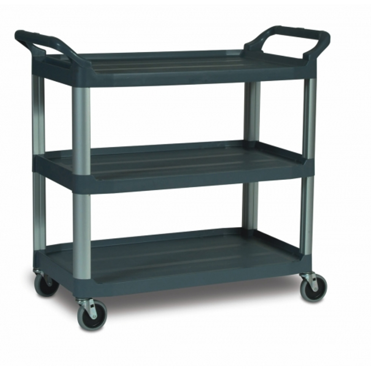 Picture of Rubbermaid X-Tra Utility Trolley Cart Open Black