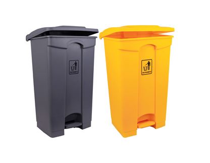 Picture of Bin Pedal Polypropylene 87L YELLOW