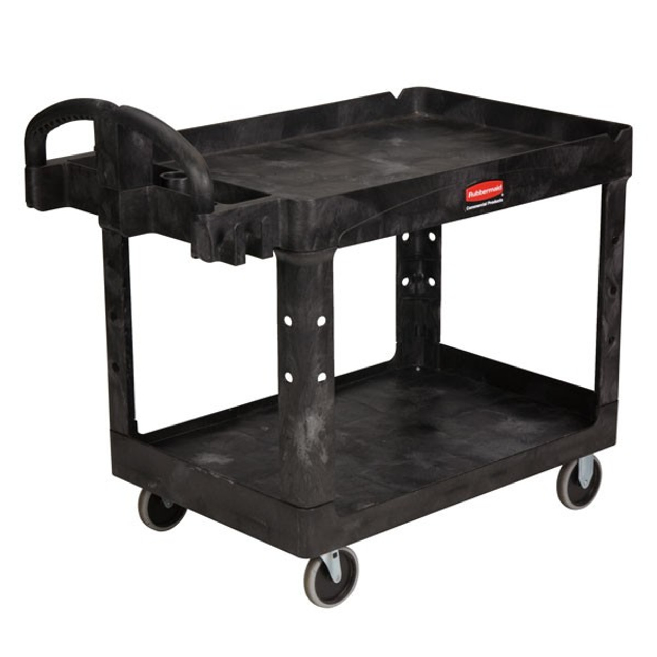 Picture of Rubbermaid HD Ergo Handle Utility Cart Lipped