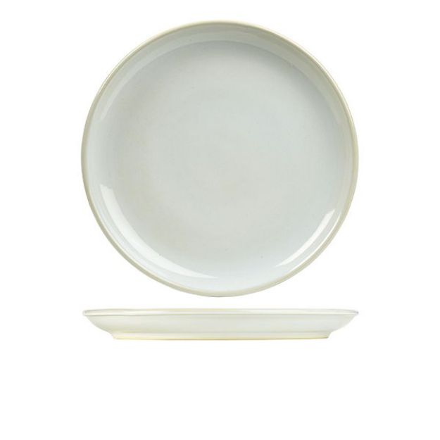 Picture of Terra Stoneware Rustic White Coupe Plate 27.5