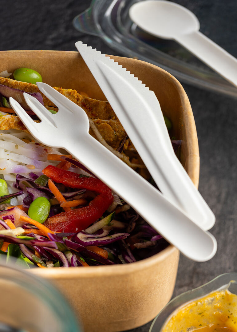 Picture of Compostable Paper SPOON 6.25" (15.8cm) 1000pk Clearance