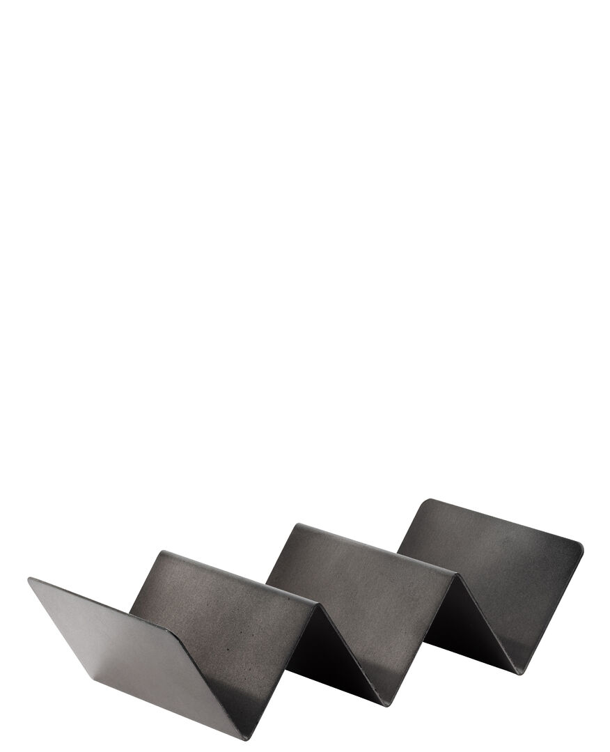 Picture of Black Triple Street Food Stand 21cm x 10cm