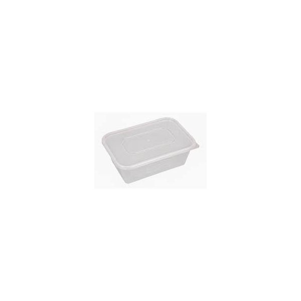 Picture of Plastic Takeaway Container & Lid 500cc (250)
