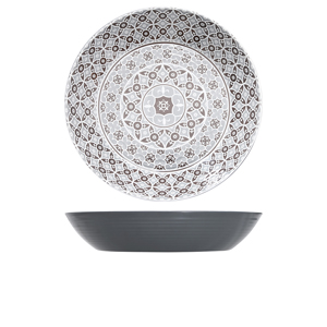 Picture of Grey Marrakesh Melamine Bowl 42.5 x 8cm