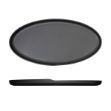 Picture of Black Copenhagen Oval Melamine Dish 55 x 27.5cm 550 x 275 x 35mm (L x W x H)