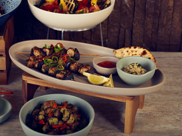 Picture of White Copenhagen Oval Melamine Dish 55 x 27.5cm 550 x 275 x 35mm (L x W x H)