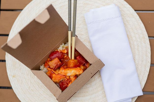 Picture of Medium Food To Go Box 12.5x12.5x6cm  (270)