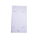 Picture of Three-Part Carbonless White Order Pad, 100 per case