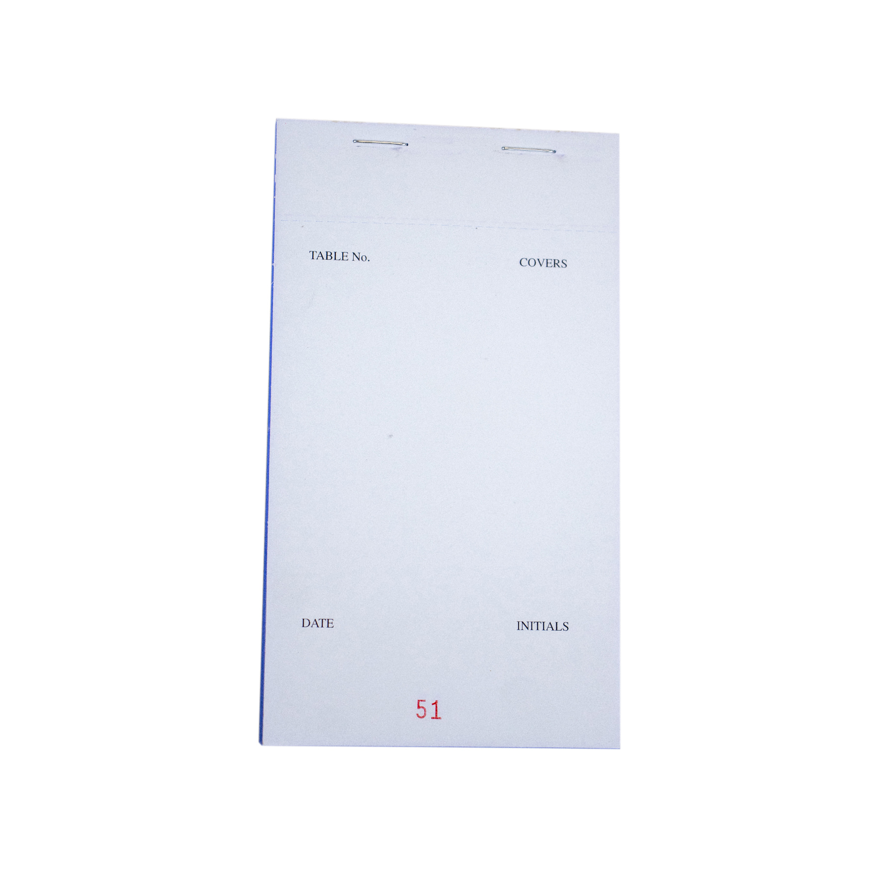 Picture of Two-Part Carbonless White Order Pad, Split case 1 pack only