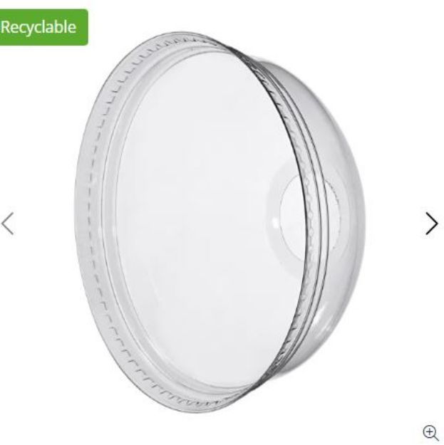 Picture of 9oz-22oz GreenSpirit Smoothie Dome Lid With Hole (800)