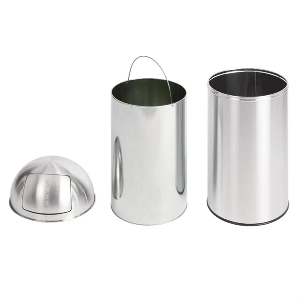Picture of Bolero Bullet Bin with Push Top S/S 40Ltr