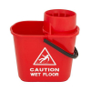 Picture of Economy 14L Heavy Duty Socket Mop Bucket  RED