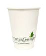 Picture of 12OZ, Greenspirit Compostable  Double Wall White Coffee Cup 500pk