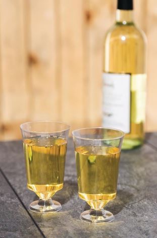 Picture of eGreen Disposable Wine Glass 175ml (1 sleeve of 10 glasses) 